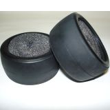 (2) Tamiya Tires 26mm M 1:10 Slicks incl. inlays