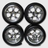 TR-VR 101-c M 1:5 / 4 Alloy Rims / foam inserts / Slick tires